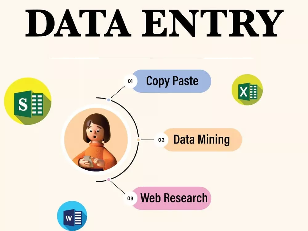 Professional Data entry service - Admin Assistance