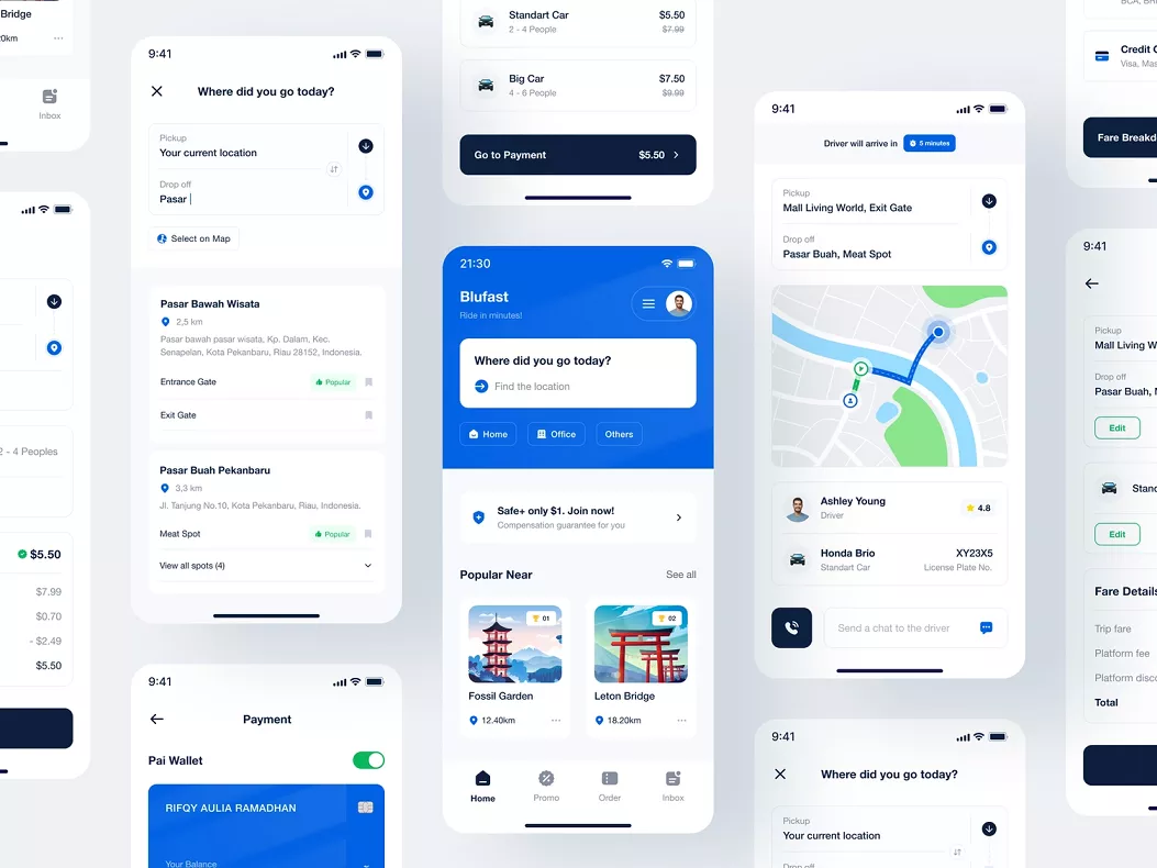 I will Create Taxi App With Admin Panel, Multi Payment Gateway, Recharge Wallet | Notification 